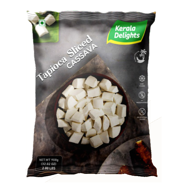 Kerala Delights Tapioca Sliced Cassava 908gm Frozen